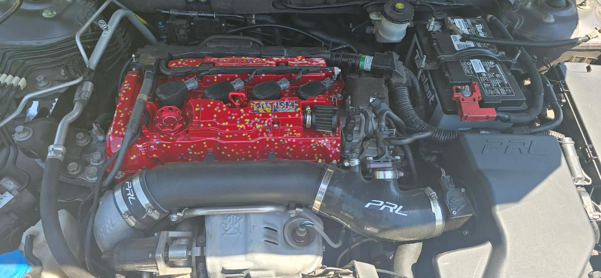 Custom painted 2.0t valve cover
