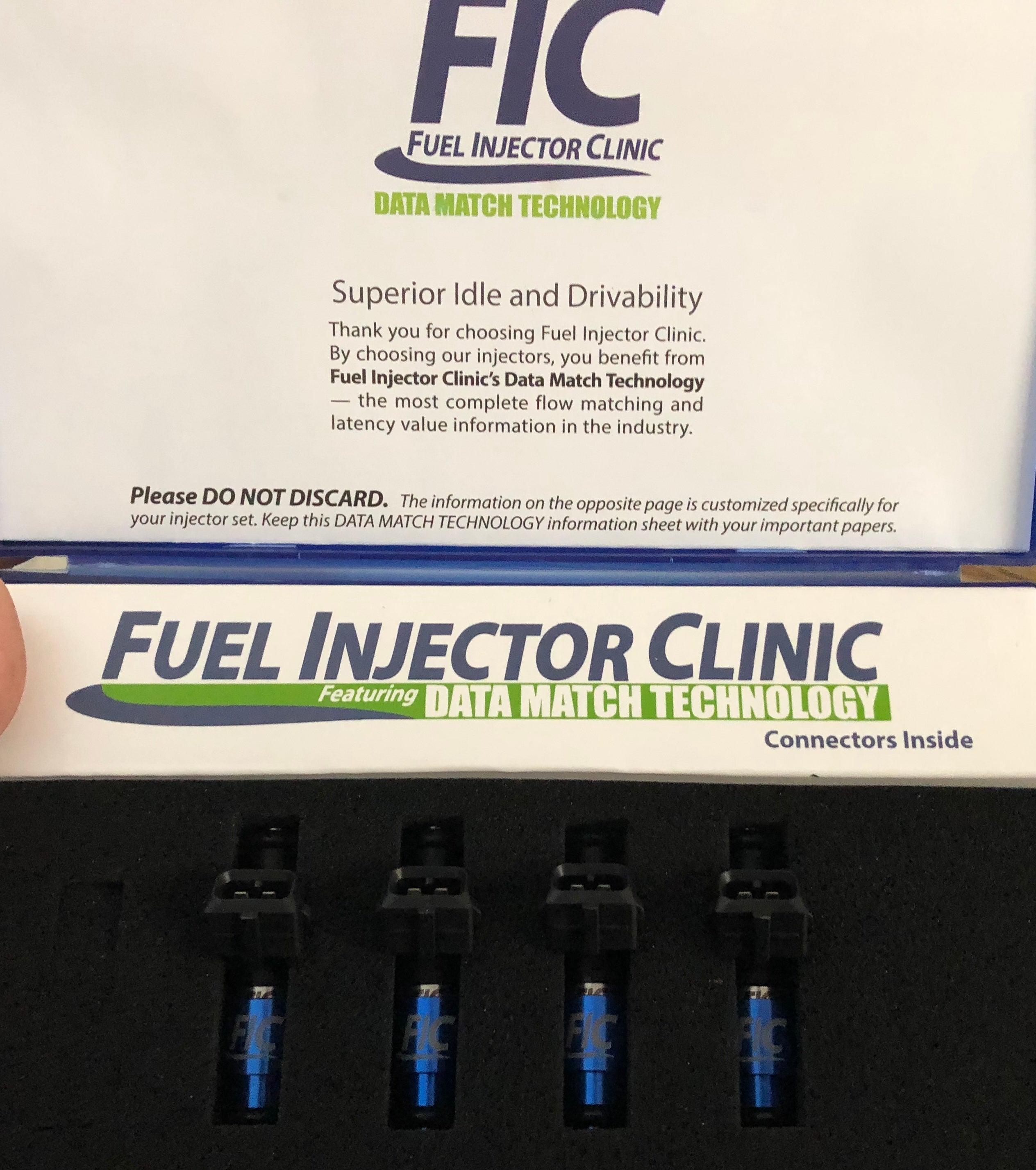 1650cc FIC Honda/Acura K, S2000 ('06-'09) Fuel Injector Clinic Injector Set (High-Z) (is116-1650h)