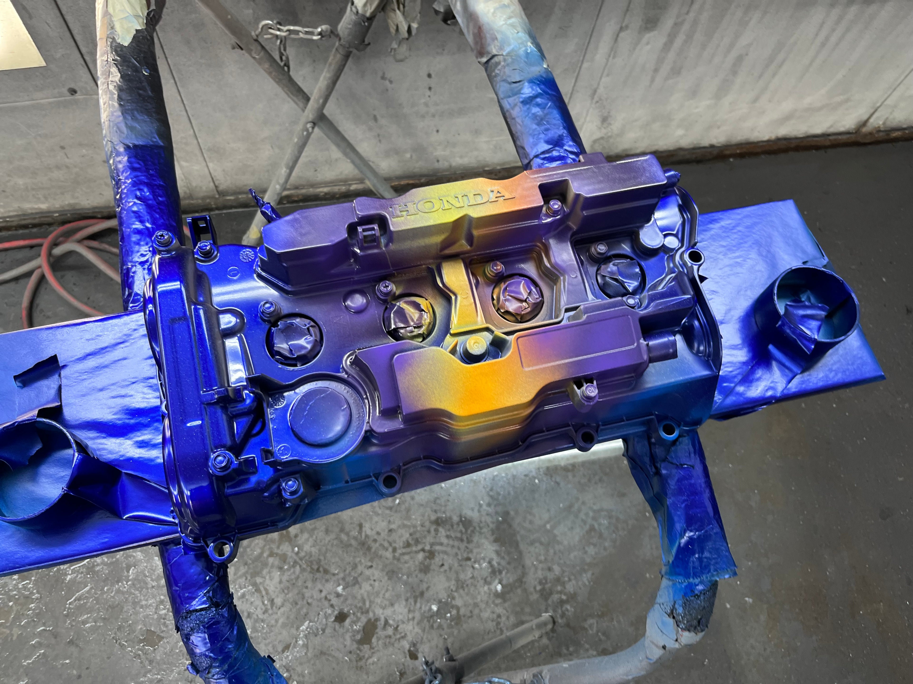 Custom painted 2.0t valve cover